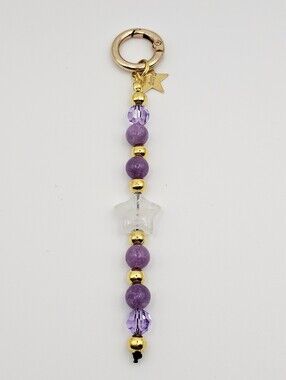 Bohemian Trinkets Grape Soda Drop Bag Charm